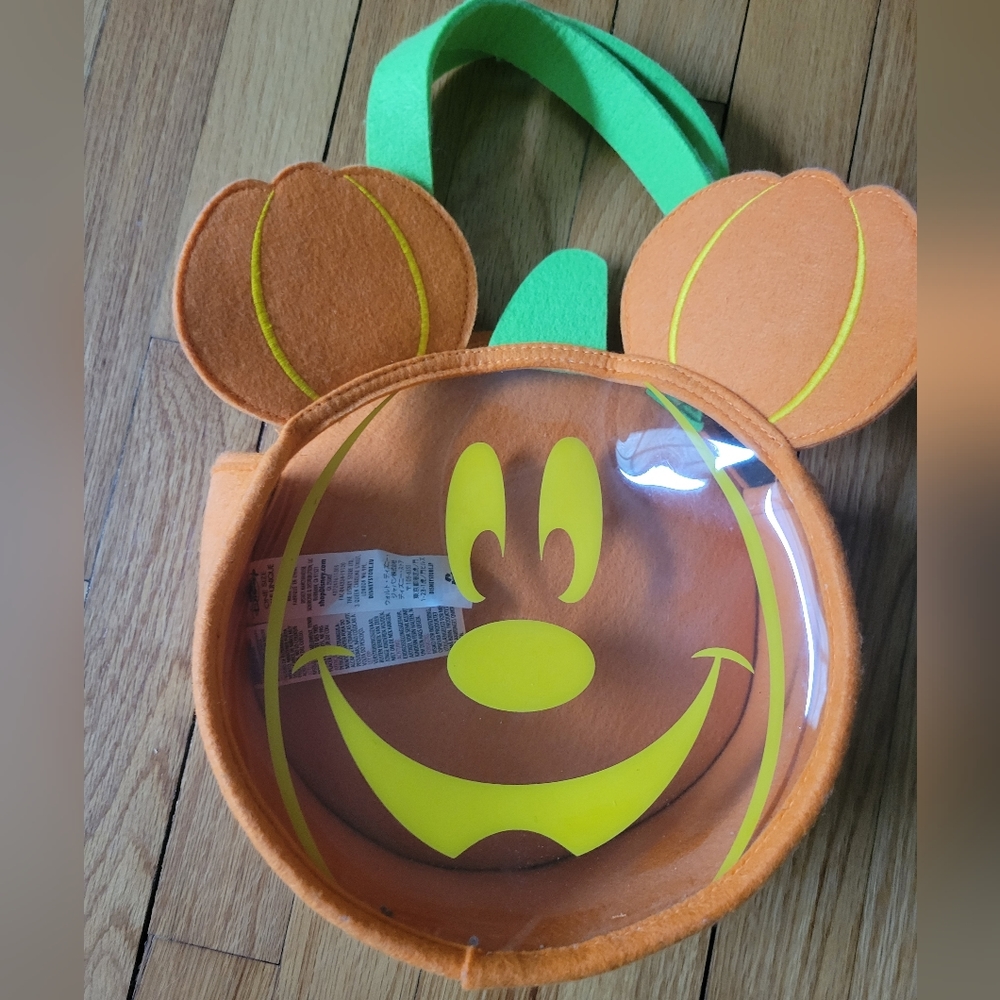 Disney mickey mouse glow in the dark halloween bag